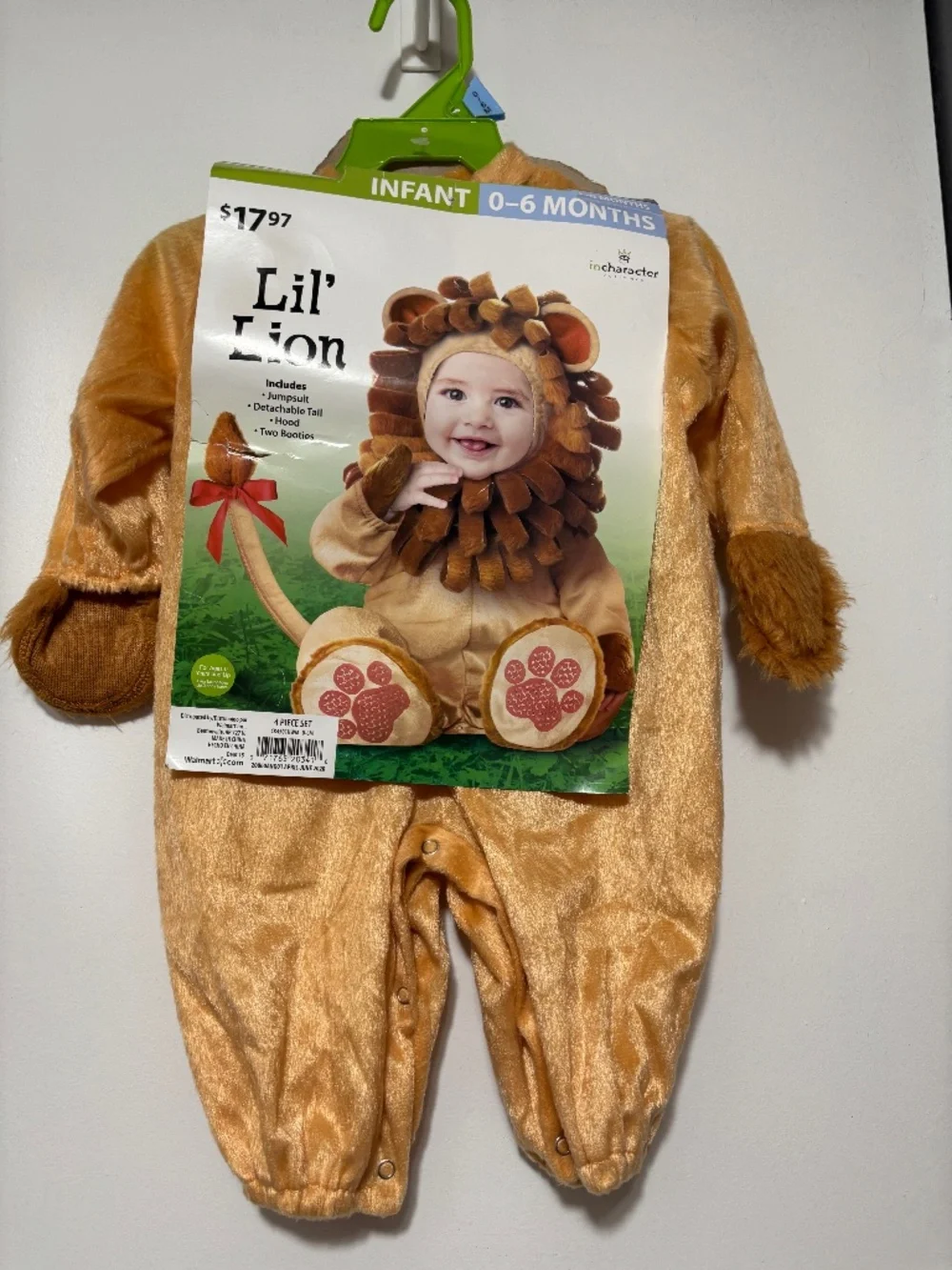 Lion infant Halloween costume